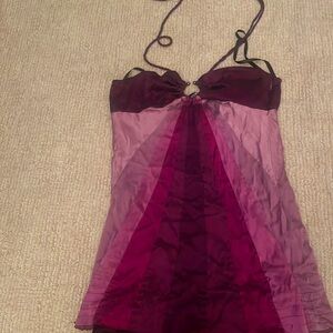 Cute purple Bebe y2k outfit